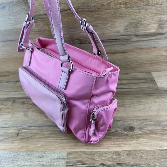 Brand New with Tags PRAGUE Dusty Rose Pink Leather Bag with Crystals Sho… - Picture 4 of 12